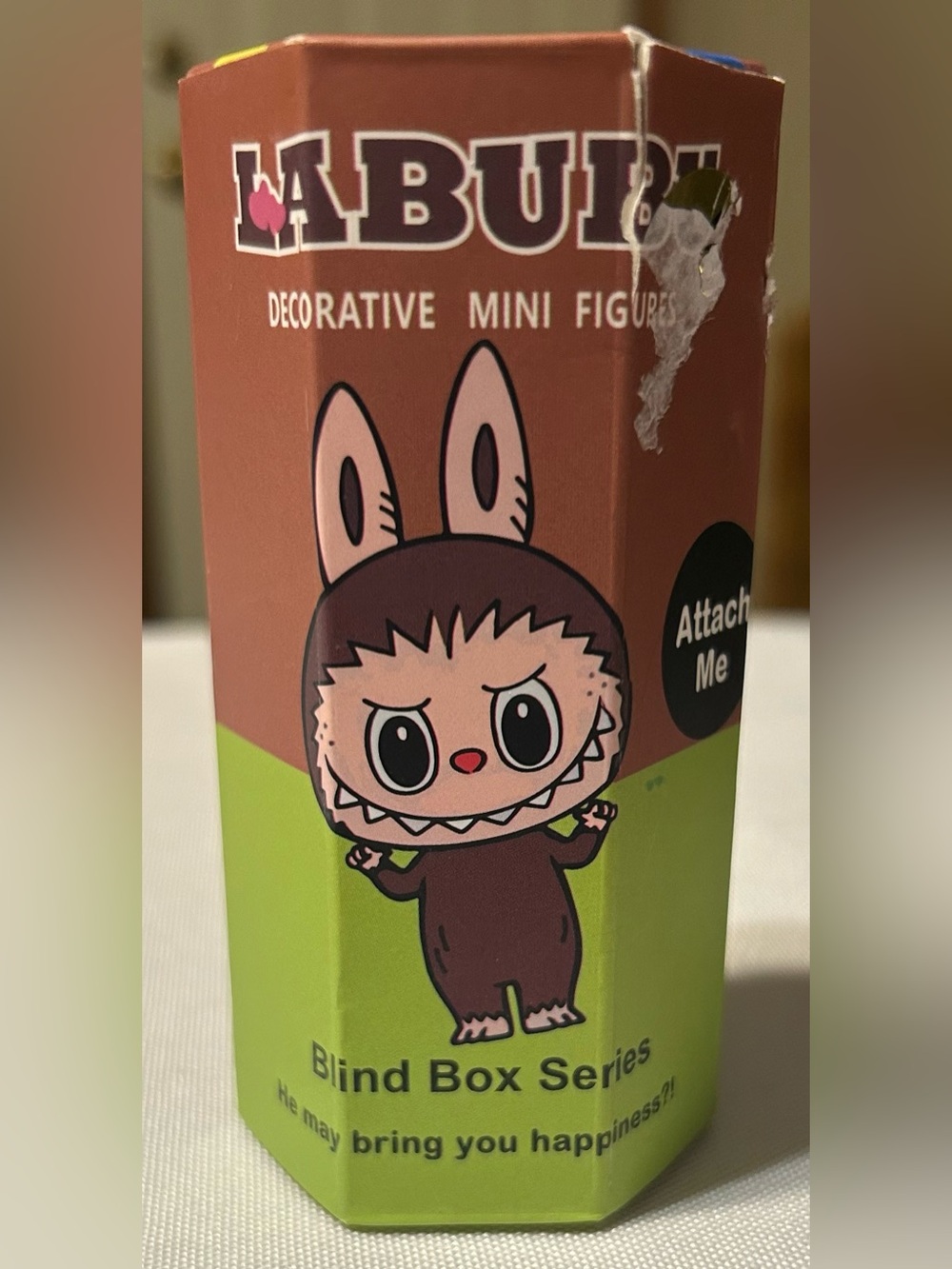 Tabubi Decorative Mini Figure — Brown & Pink Collectible for Kids